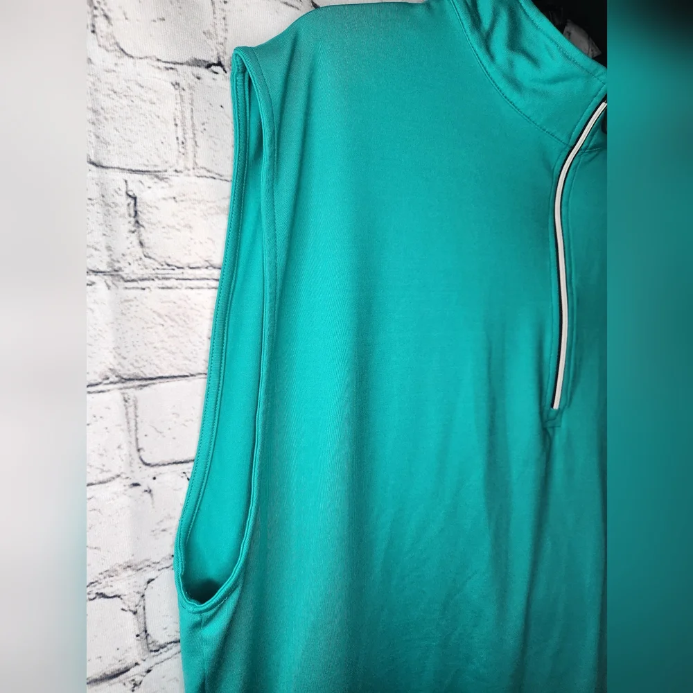 Mens FJ Footjoy Golf Stretch Performance‎ Golf Vest Teal Size Large